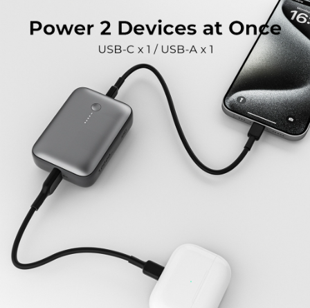Aukey PB-Y55 20W USB C PD USB QC3.0 SCP 10000mAH Mini Power Bank