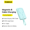 Baseus Magnetic Mini Wireless Fast Charge Power Bank Type-C 10000mAh 30W