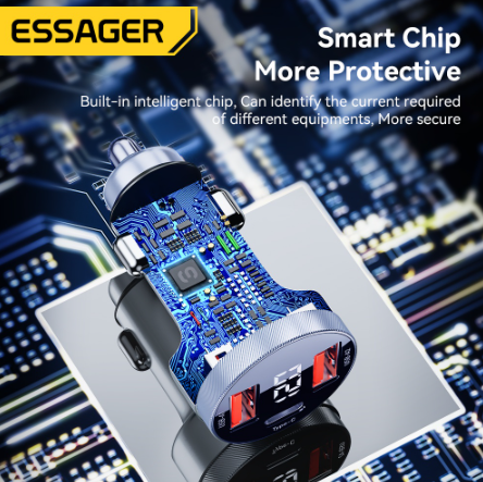 Essager 80W Car Charger USB Type C PD Fast Charging Phone Quick Charge