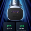 UGREEN PD30W SCP22.5W Car Charger Dual Port Fast Charging 30W
